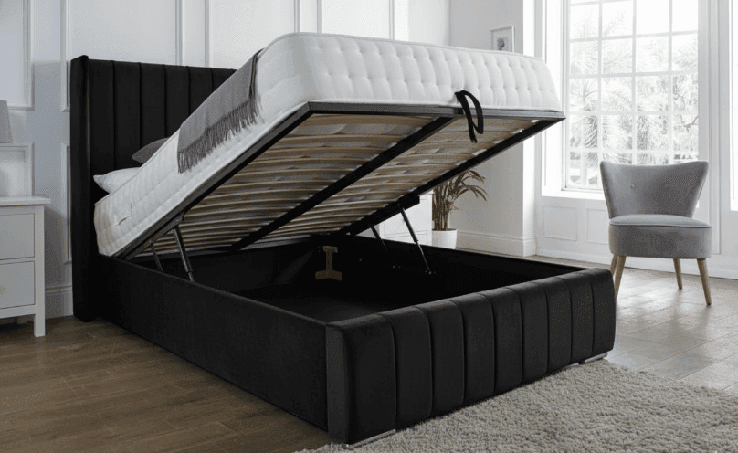 Arizona Wings Panel Ottoman Bed UK